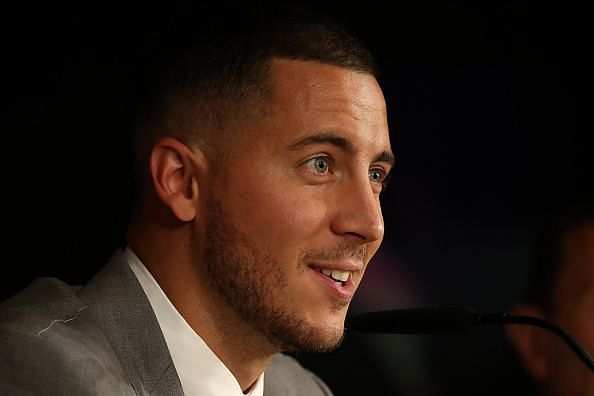 Real Madrid Unveil New Signing Eden Hazard