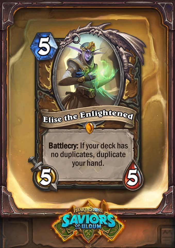 Elise is a Druid Legendary this time around