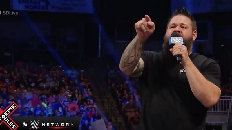 Kevin Owens was on a roll at the start of Smackdown Live this week!