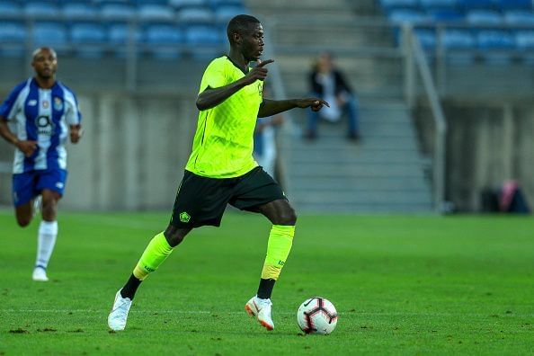 Nicolas Pepe in action for Lille in the Algarve Cup