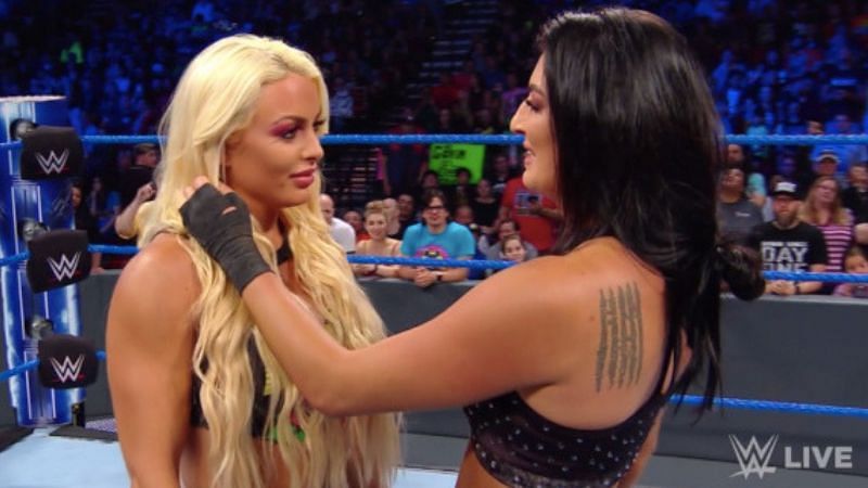 Mandy Rose and Sonya Deville are tag team partners