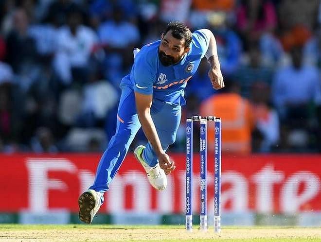 Shami became the second Indian to take a WC hat-trick