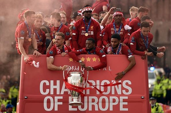 Liverpool&#039;s Champions League parade