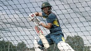 Australia opener Warner bats in nets after pre-Ashes injury scare