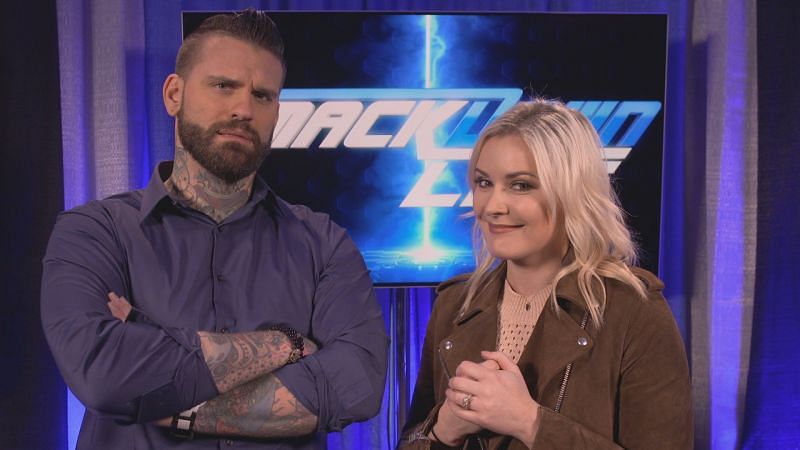 Corey Graves and Renee Young