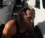 Matt Hardy waiting for the 24/7 Champion R-Truth to arrive