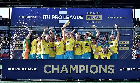 Australia beat Belgium in the Men&#039;s FIH Pro League Final