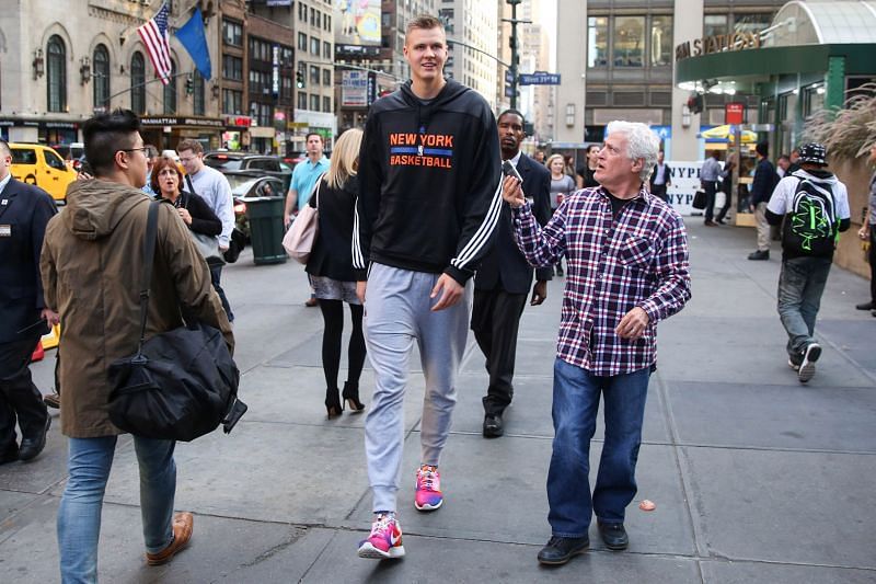 Porzingis missed the entire 2018-19 season due to an ACL injury.