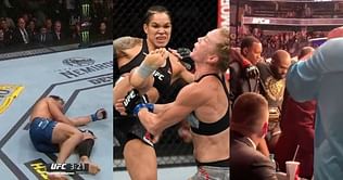 UFC 239 Results: Undefeated fighter destroyed in 5 seconds with a flying knee, Holly Holm gets finished, Jon Jones survives