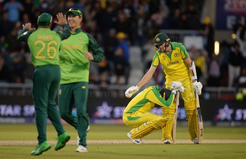 Australia won seven consecutive matches while batting first but lost their last group game while chasing