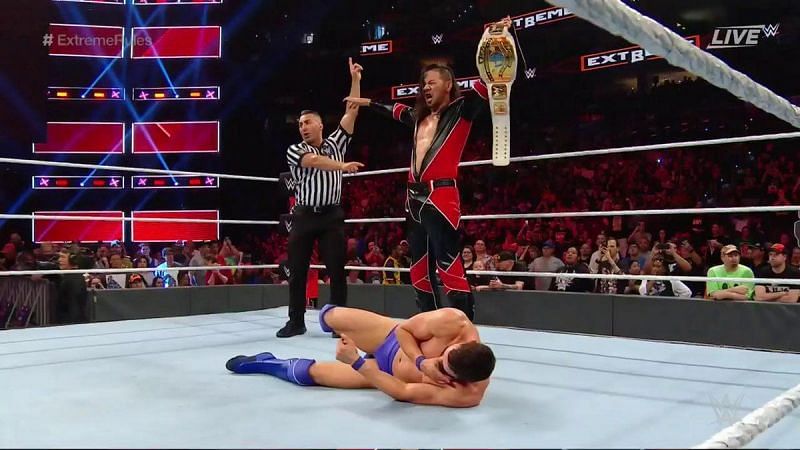 Balor lost the IC title to Nakamura.