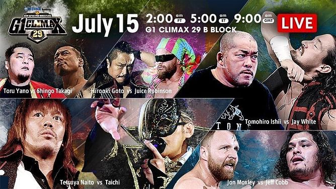 NJPW G1 Climax Night 4 Results (July 15, 2019): Taichi's Iron Fingers from Hell