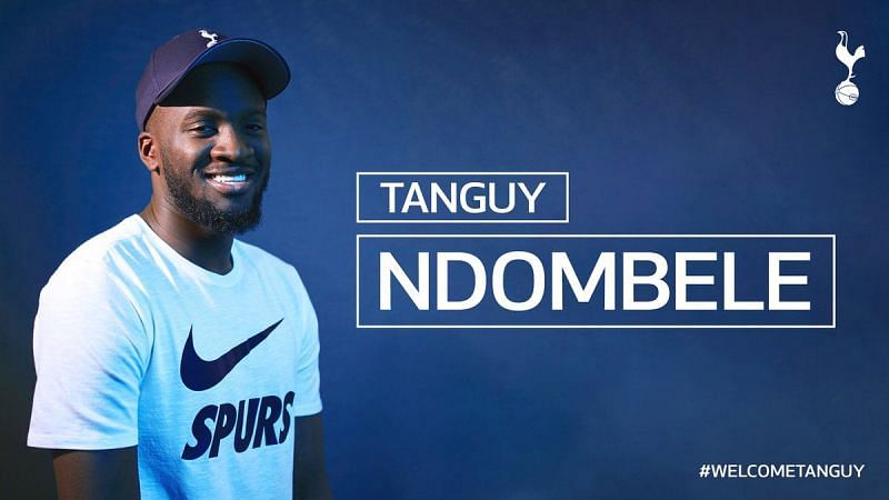 Tanguy Ndombele became Tottenham&#039;s club-record signing
