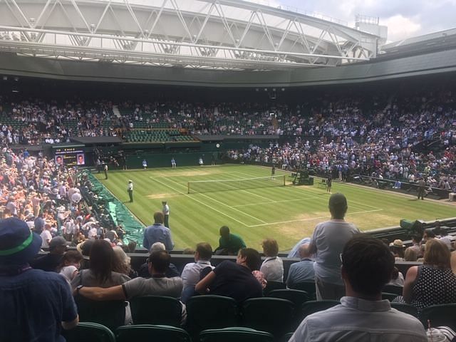 Center-Court Action Wimbledon 2019