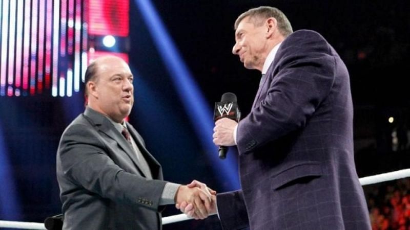 It seems like Heyman and Vince are working very closely together