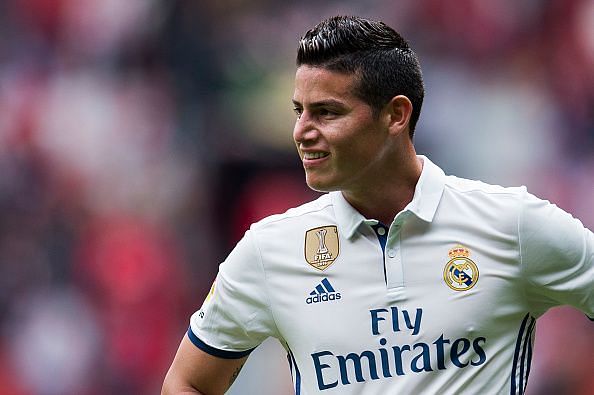 James Rodriguez had worked together with Ronaldo at Real Madrid