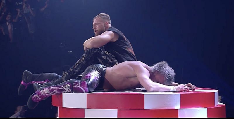 Jon Moxley laid out Kenny Omega in his AEW debut at 
