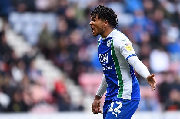 Reece James won the Wigan Athletic player of the season award at the end of an impressive season.