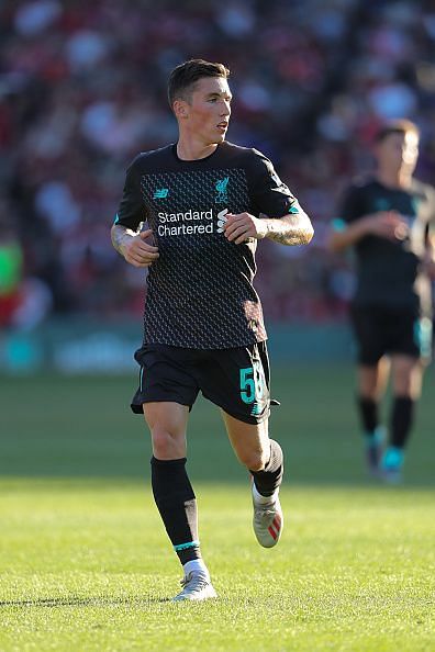 Harry Wilson in action for Liverpool against Sevilla