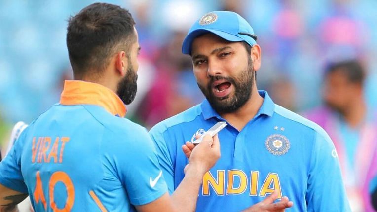 Virat Kohli with Rohit Sharma