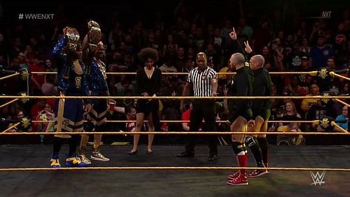 The NXT Tag Titles are on the line
