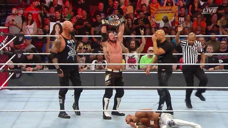 AJ Styles was victorious on the night