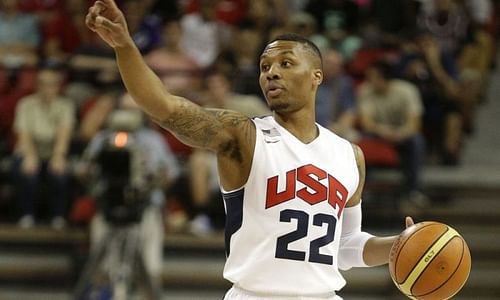 Damian Lillard on Team USA