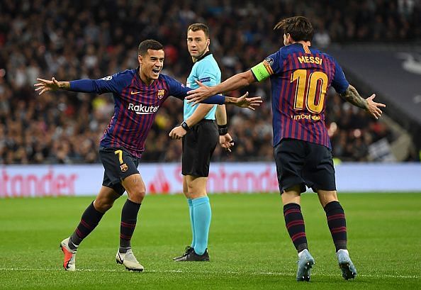 Coutinho has had a difficult time at Barcelona since joining from Liverpool