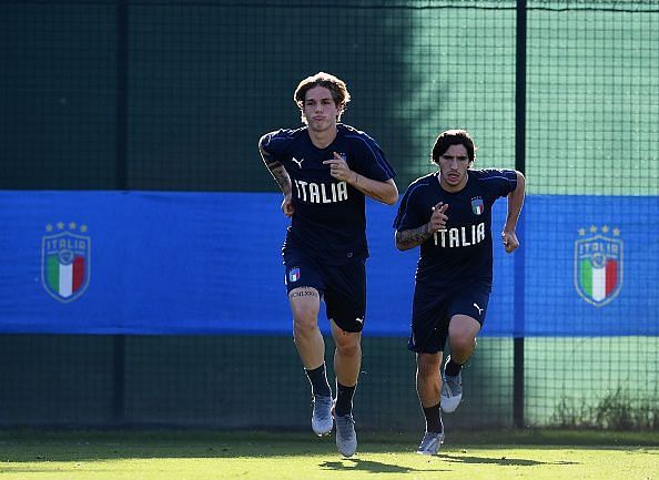 Italy U21 Training Session &amp; Press Conference