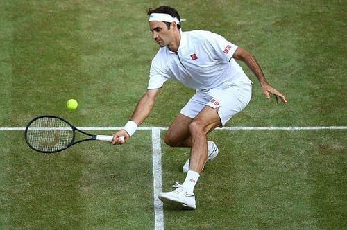 Roger Federer at Wimbledon 2019