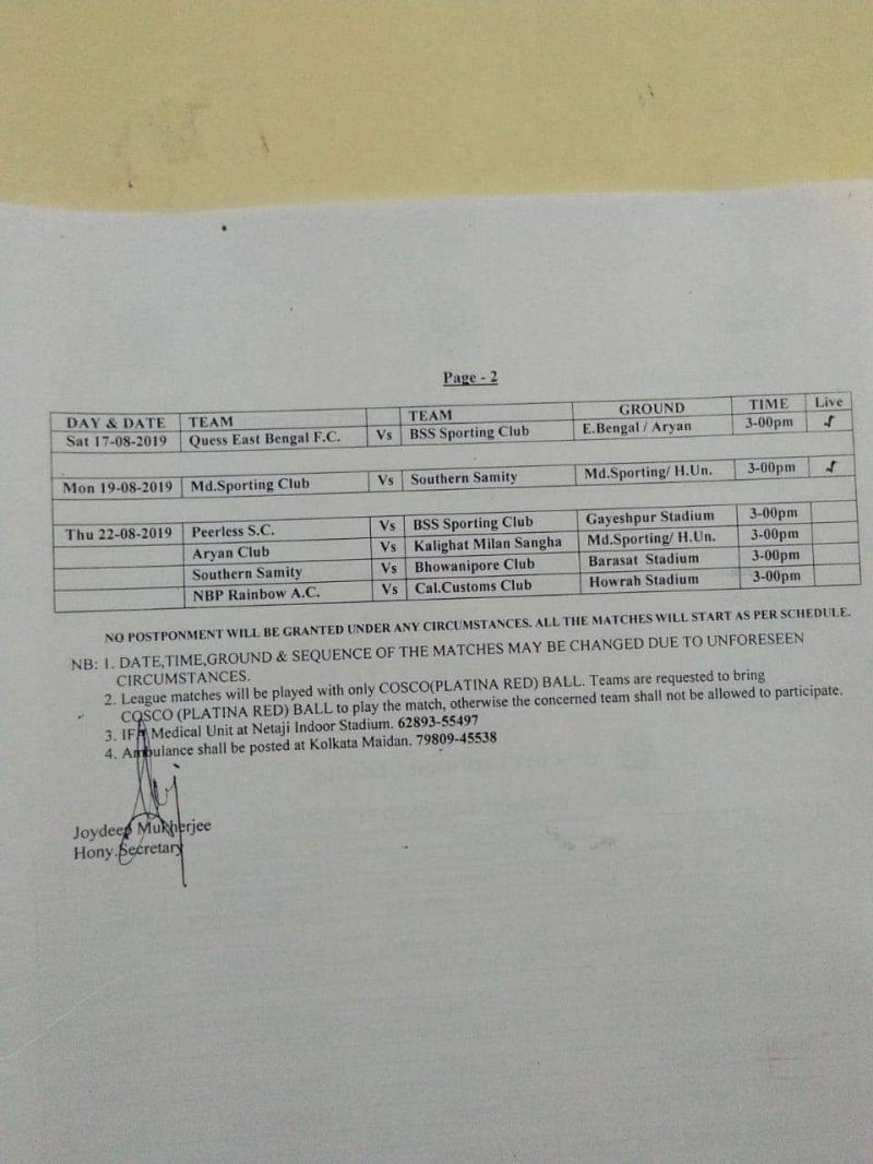 Revised Fixtures Page 2
