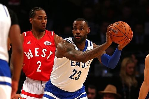 LeBron James and Kawhi Leonard