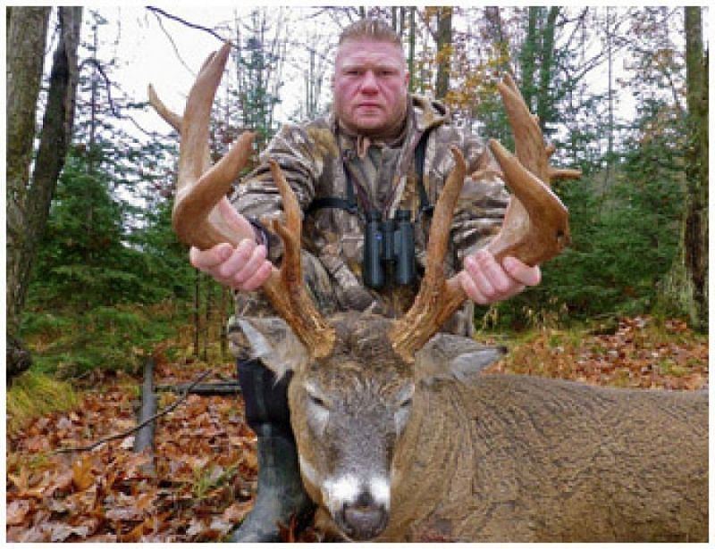 Brock Lesnar is an avid outdoorsman, like many of his fans.