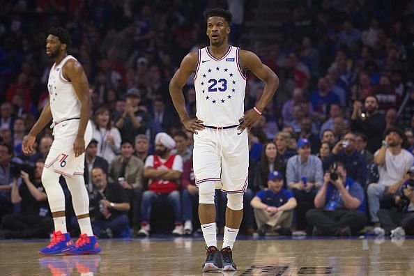 Jimmy Butler most recently played for the Philadelphia 76ers