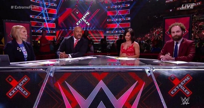 The pre-show panel for the Extreme Rules Kickoff show