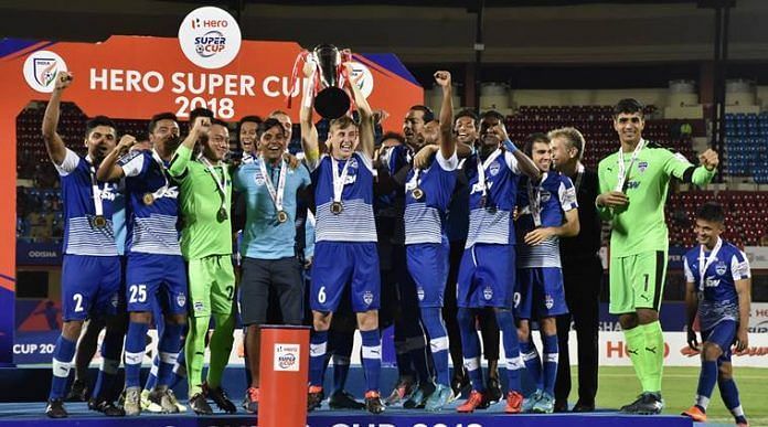 Bengaluru FC won the inaugural edition of the Hero Super Cup in 2018