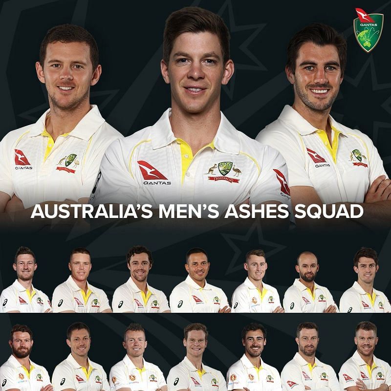 Australian Cricket Team squad for Ashes 2019.