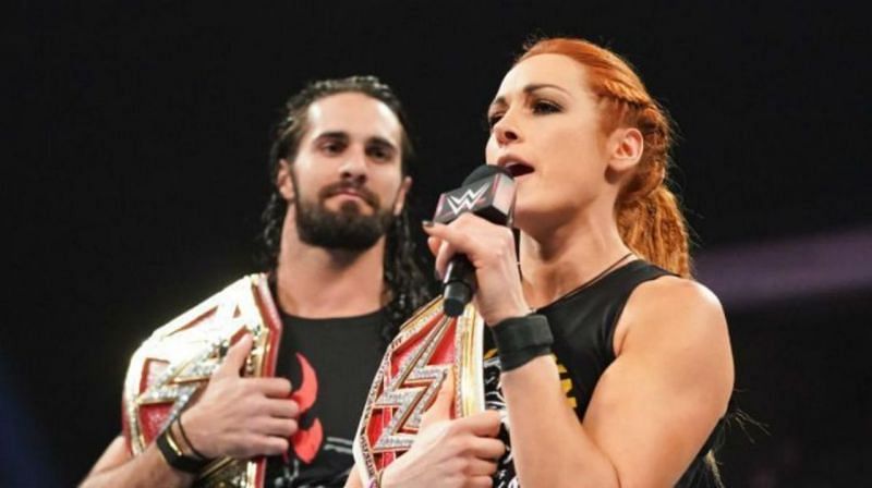 Seth Rollins and Becky Lynch were a big part of WWE RAW tonight
