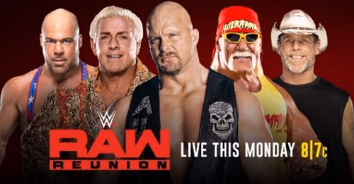 RAW Reunion banner featuring 