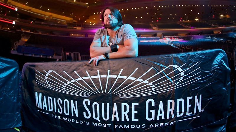 AJ Styles at Madison Square Garden