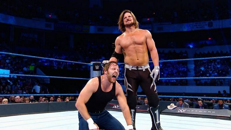 AJ Styles and Dean Ambrose