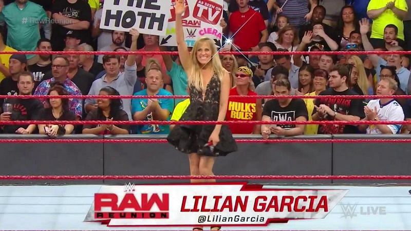 Lilian Garcia made her return and was part of a huge botch last night on Raw
