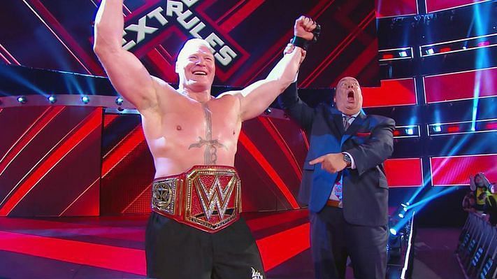 Brock Lesnar cashed in his money in bank contract at Extreme Rules