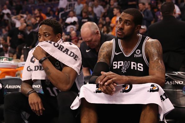 DeMar DeRozan and LaMarcus Aldridge