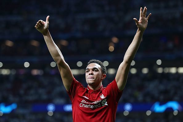 Alexander-Arnold broke the PL record for most assists by a defender with 12 assists