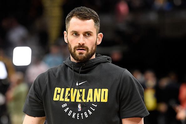 Kevin Love is one of the oldest players on a youthful Cleveland roster