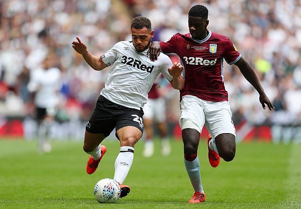 Tuanzebe (R) impressed while on loan at Aston Villa last season