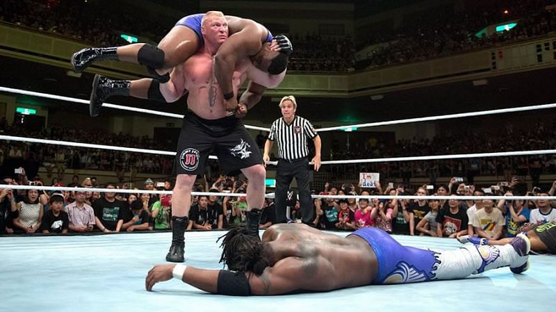 Brock has previously destroyed The New Day