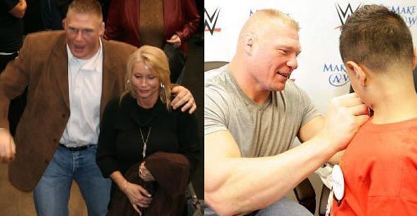 Lesnar, a wholesome guy in real life