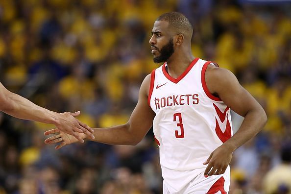 Chris Paul spent two seasons with the Houston Rockets
